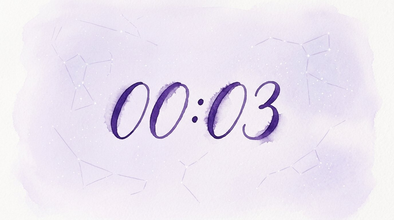 Hora espejo 00:03