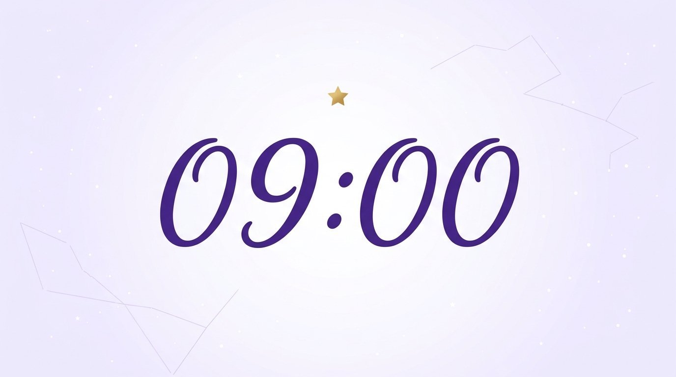 Hora espejo 09:00
