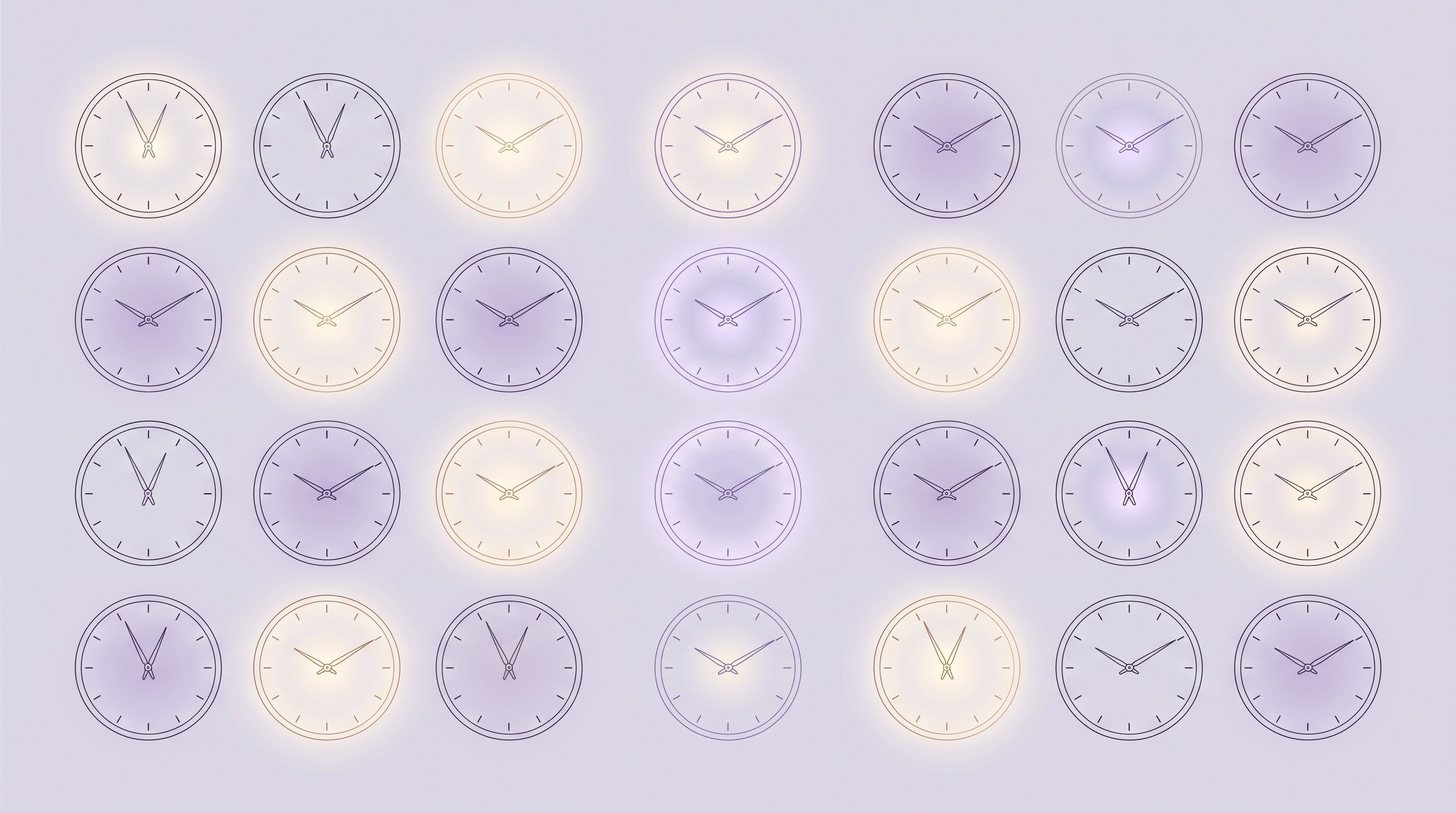 Las horas espejo dobles